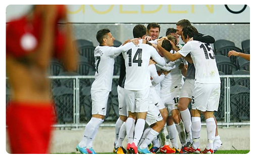 Les All Whites en barrages
